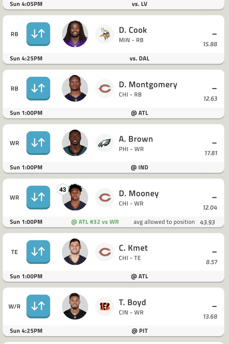 allynowak19's tweet photo. @NFLFantasy Tyler Boyd, Mike’s Sanders, or Dameon Pierce as my flex? https://t.co/gAMng8YsJ6