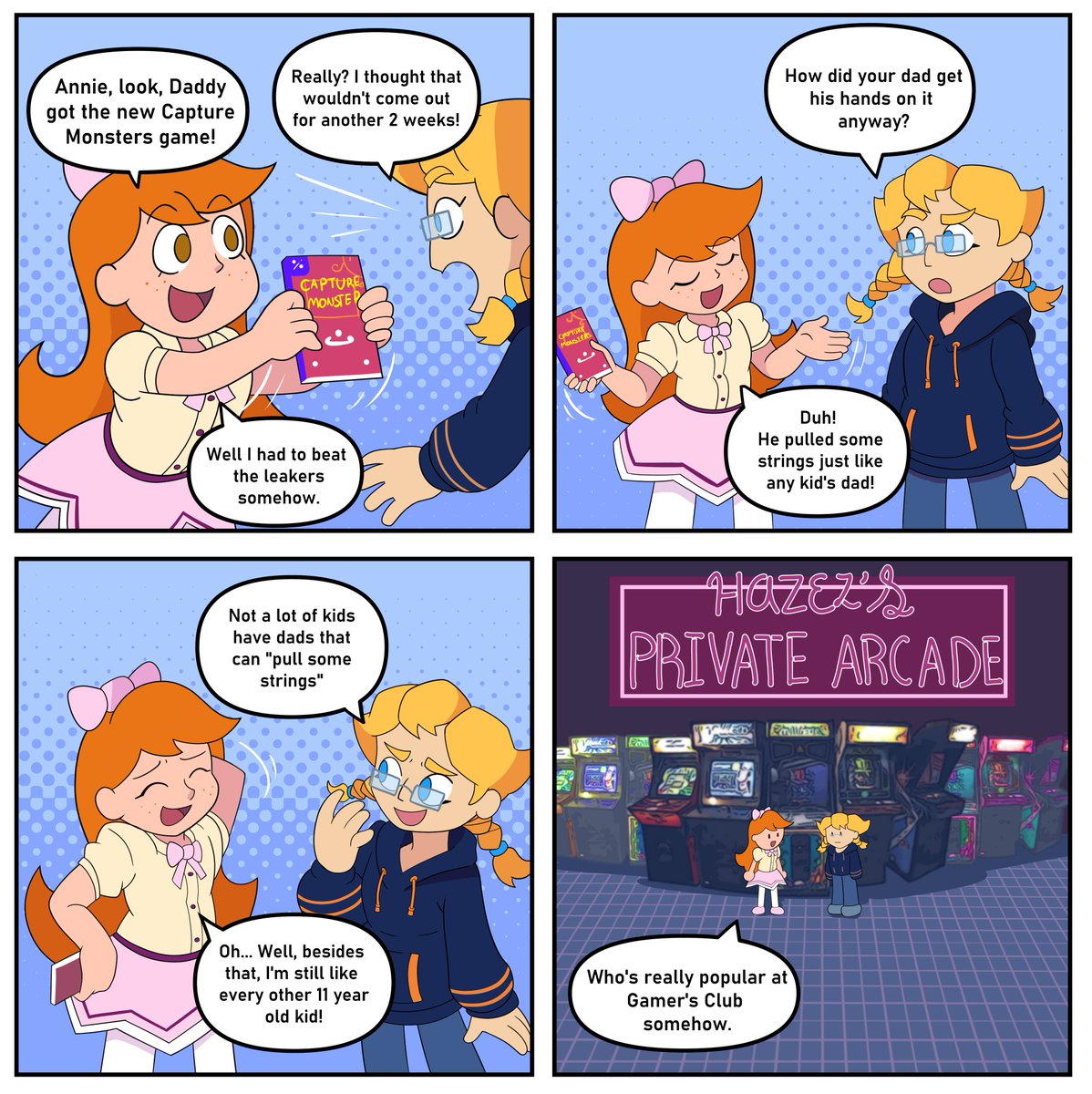 Can't Buy Happiness Comic #8: Hazel's Gamer Hype (For all the Pokemon fans I guess) 

RTs and shares appreciated 
