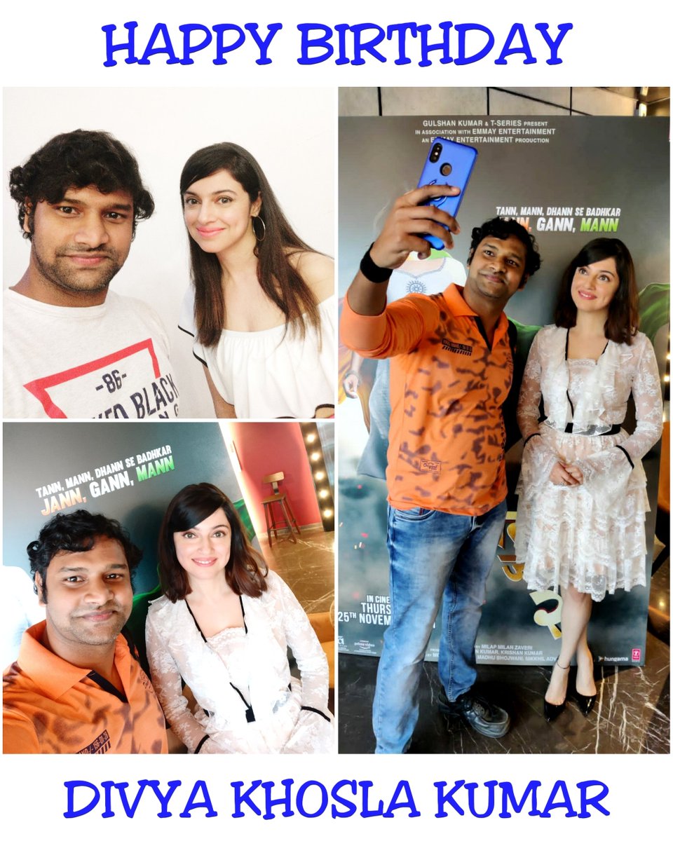 SAMTHEBESTEST_'s tweet photo. Happy Birthday Divya Khosla Kumar ๐
#DivyaKhoslaKumar #divyakumarkhosla #happybirthday #hbd #birthday #BollywoodActress #BirthdayWishes #SatyamevaJayate2 #SMJ2 https://t.co/b2C2iJVbBi