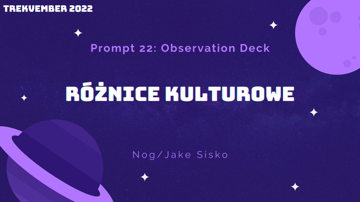 fiki_od_kas's tweet photo. 👂🖋️Różnice kulturowe👂🖋️

✨ #NoJay (oficjalna(?) nazwa na Nog/Jake, wild)
✨ teoretycznie też Quodo ale niekoniecznie
✨ Duma i uprzedzenie au -- żartuję, żartuję, ale uprzedzenia są
✨ bonusowo zazdrosny Garak

⬇️link poniżej⬇️ https://t.co/ogSJvOBLzN