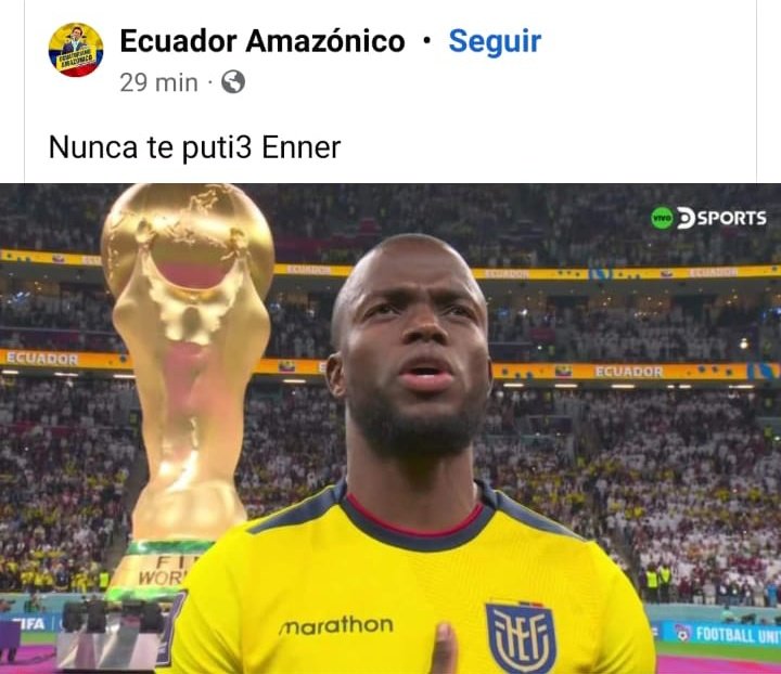 MiguelM08312066's tweet photo. Nunca de los nunca jajaj
Gracias Enner 💛💙❤ #Enner #LaTri #EcuadorvsQatar https://t.co/pQJNmc99Bv