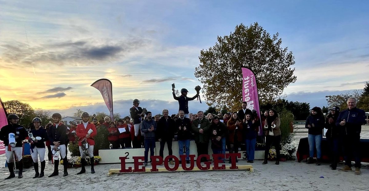 BRAVO à Karim Laghouag qui remporte le dernier CCI4*-S de l’année au Pouget 👍🏻🇫🇷🍾
🐎 Résultats ➡️ ochrono.winjump.fr/concours/8103/… 

#pourlecompletnotrecoeurgalope Vivement 2023 ;)

Crédit photo. : Le Pouget