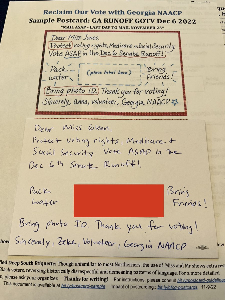 zeketayler's tweet image. Words will never express how grateful I am for my family to have found such a great group of doctors and defenders of Democracy. 

#PostcardsToVoters 
#WarnockForGeorgia
#VoteBlue