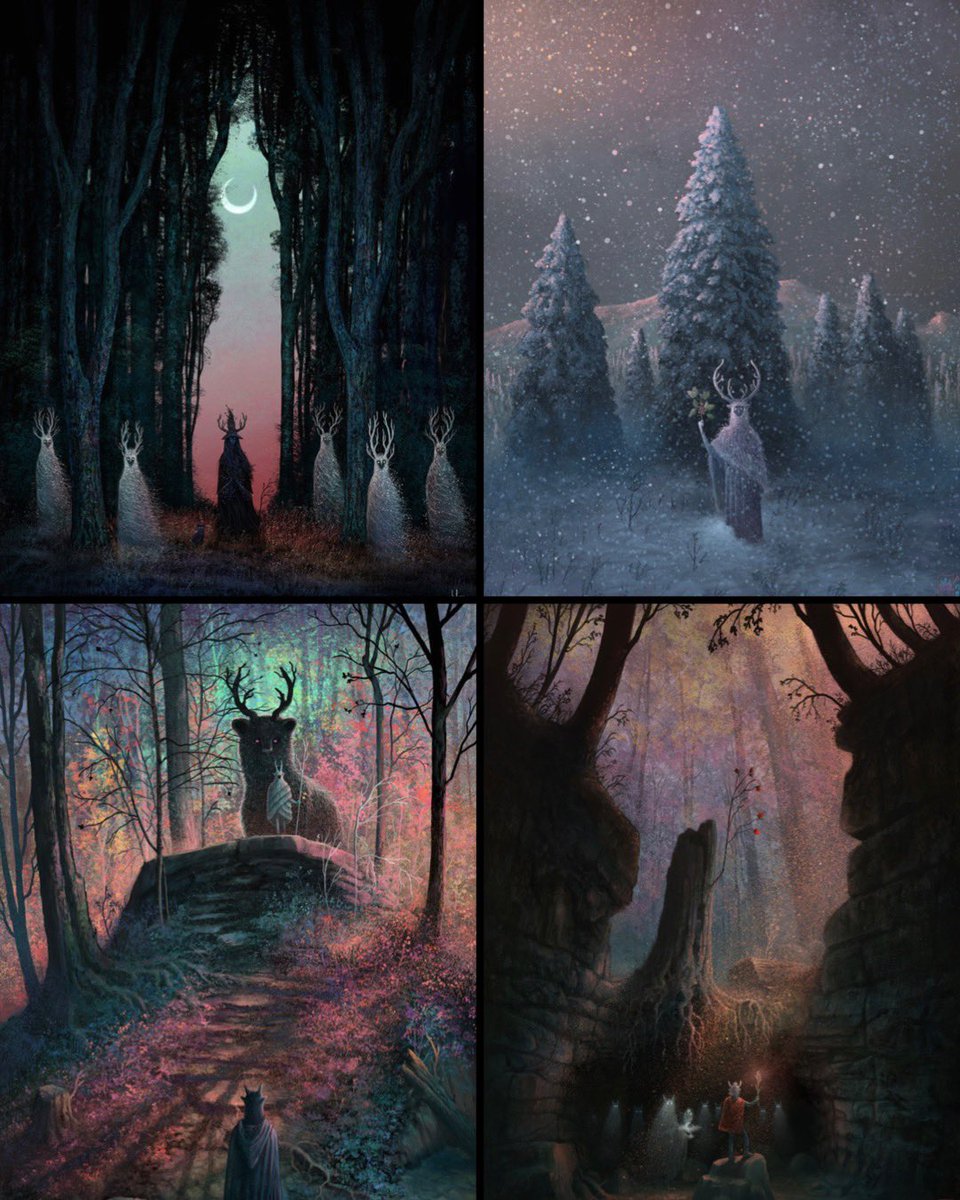 TitaniasRealm's tweet photo. The magical forests of Andy Kehoe https://t.co/FAa0oSmdDH