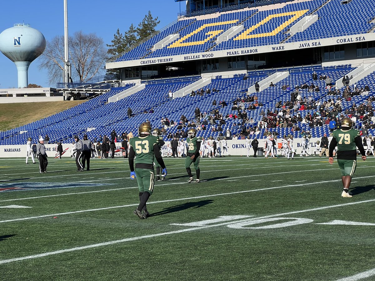 Congratulations to the WCAC Metro Champion @ACHSWashDC Archbishop Carroll Lions on a thrilling comeback victory over Paul VI at @NavalAcademy Navy-Marine Corps Memorial Stadium. You showed tremendous heart & resilience. I am so proud of you! #SayGreen #proudboardchair #proudalum