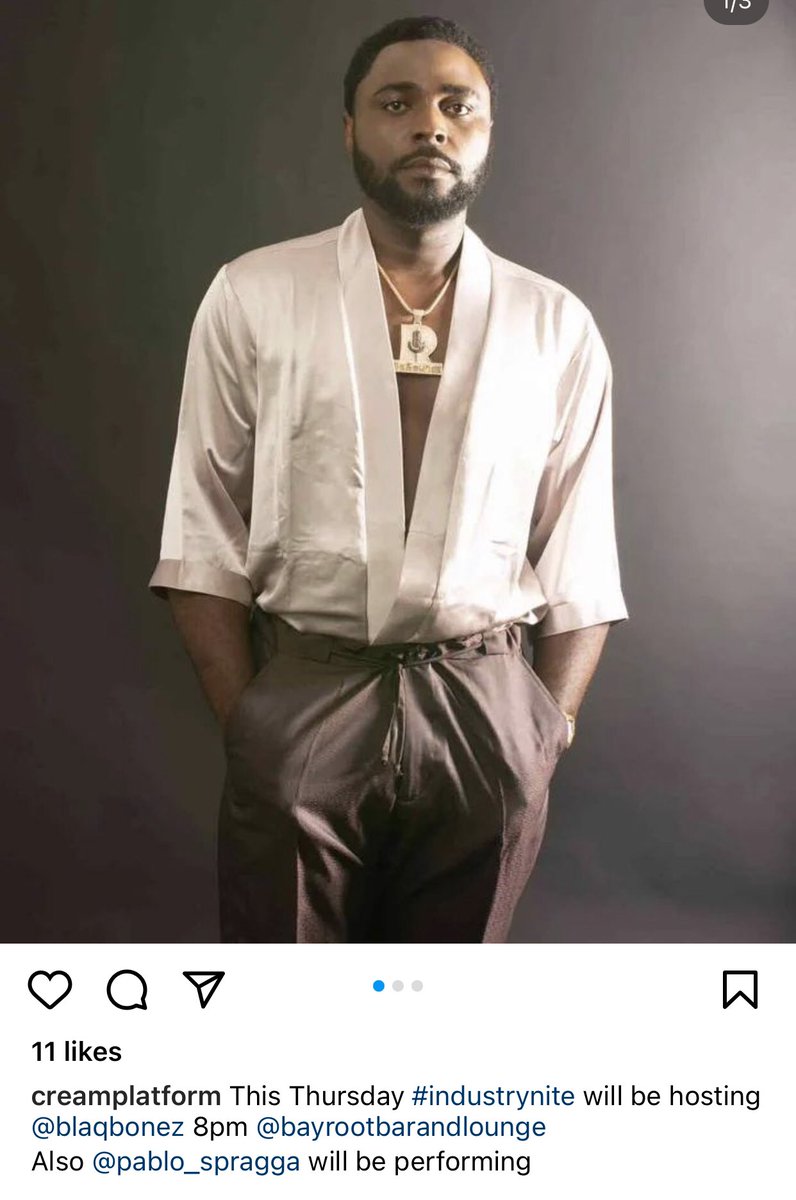 Billiyanoffici1's tweet photo. Pablo spragga performing at Industry night on the 27|11|2022 #landmark #Lagos #084mattion #Linkup #spraggamoves #Spragga cc @iamdbanj @BlaqBonez https://t.co/P0dt1xAHlz