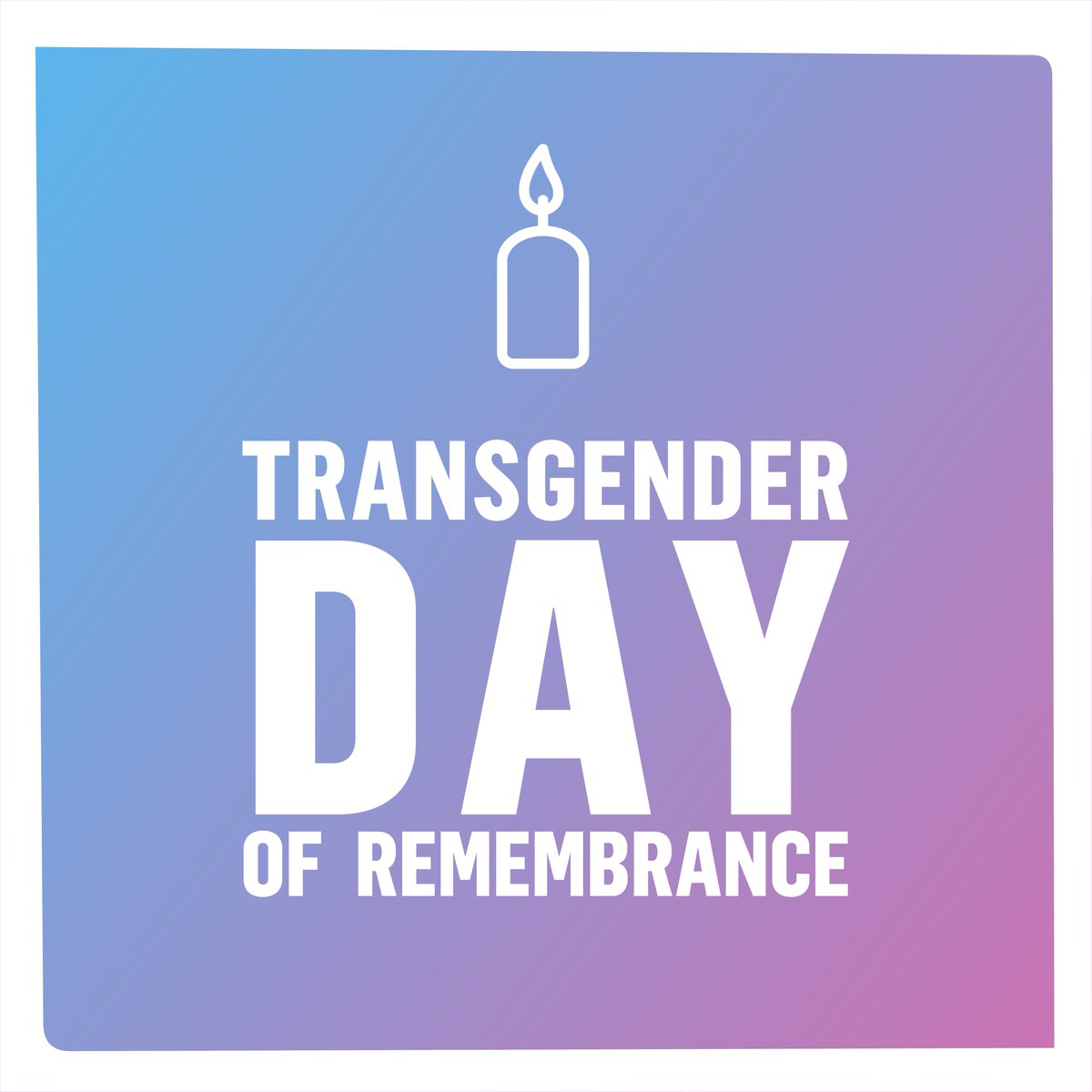 Today is #TransgenderDayOfRemembrance, a day meant to honor the transgender people who have lost their lives to anti-transgender violence.