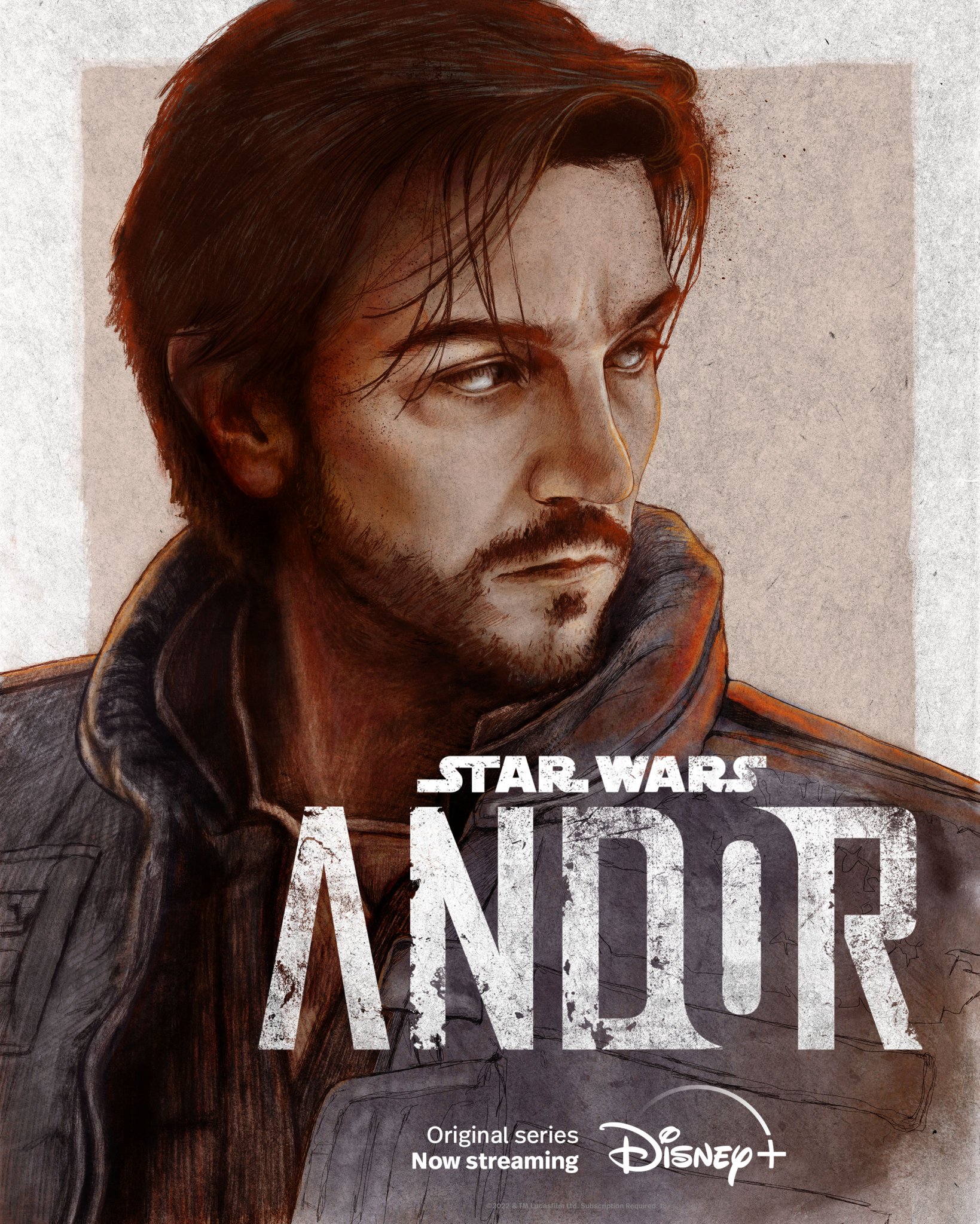 Creatieve Andor posters voor Star Wars op Disney Plus België