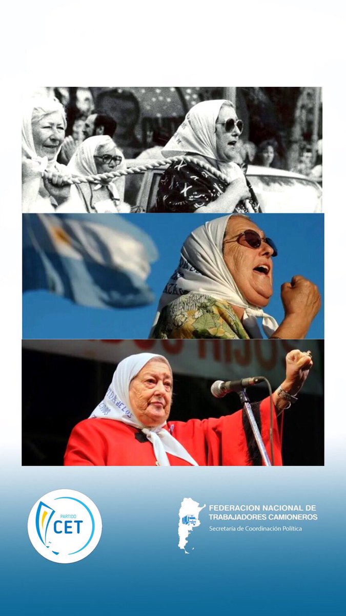 Gracias por tu lucha.
Hasta siempre querida Hebe ❤️

#HebeDeBonafini #MadresDePlazaDeMayo #NuncaMas #CET