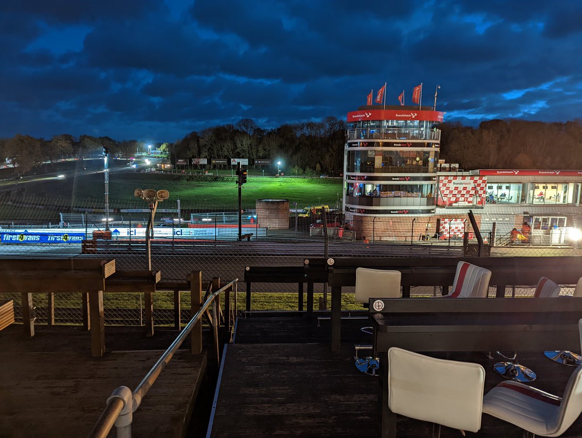 TOGTanner's tweet image. It is dark at brands honest #nighttimeracing