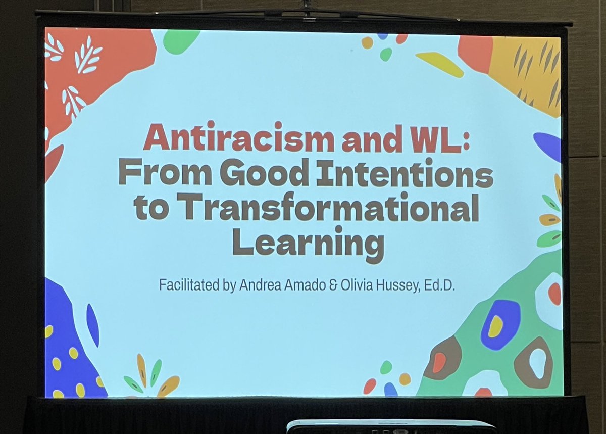 SpanishGuerra's tweet photo. A great start to my Sunday morning at #actfl2022. Very meaningful conversations with @S_AndreaA1 and @DrOliveHuss .👏🏽👍🏽 https://t.co/L8RtIZkOf2