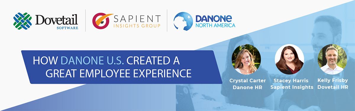 Watch the rerun! How Danone Created a Great Employee Experience! Discover how to create the best experience of work for your workers. Speakers include Crystal Carter, HR Shared Services Director at Danone North America bit.ly/3ElNunO #EmployeeExperience #HR
