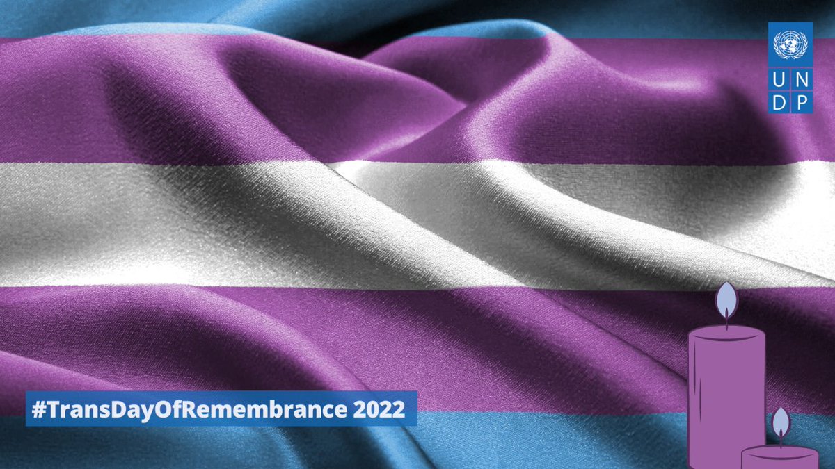 LGBTICaribbean's tweet photo. #TransDayOfRemembrance is today, honoring the memory of trans people all around the world. Today we honor the lives lost to stigma, discrimination and violence. The fight for #trans equality depends on all of us 💙💗🤍 #BeingLGBTI #BeingTrans @PNUDLAC https://t.co/eR1zRmv8Ec