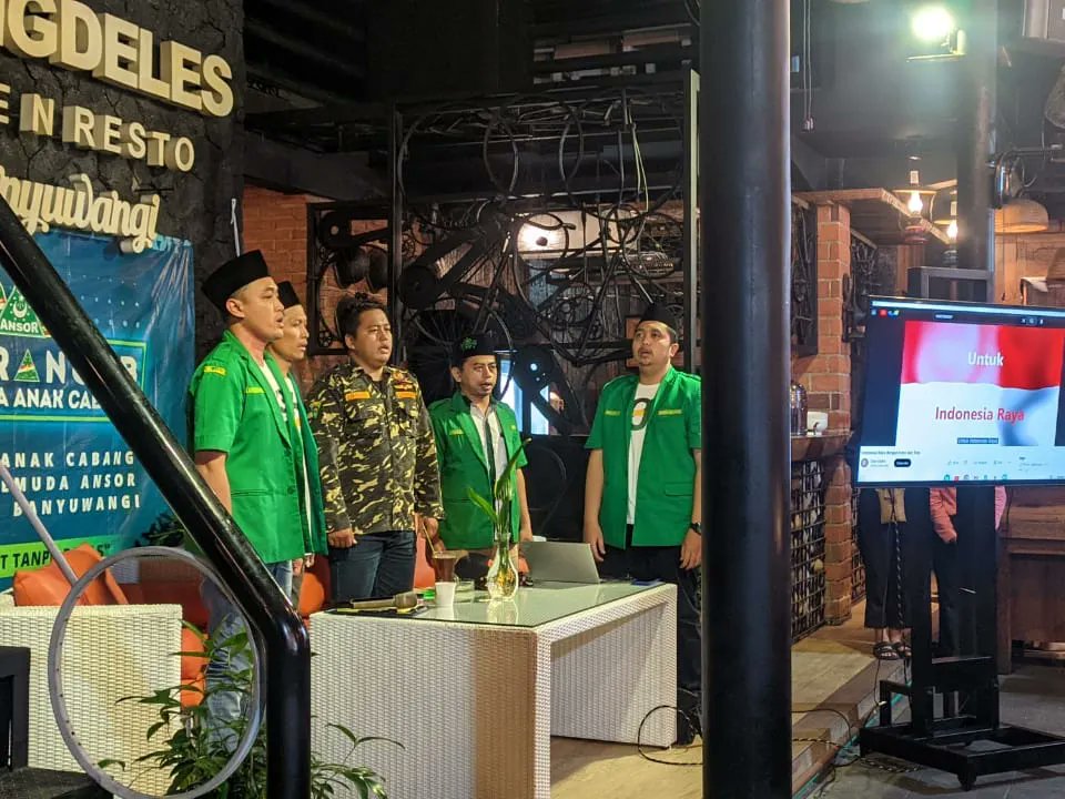 ansorbwikota's tweet photo. Rakerancab PAC GP ANSOR Kec. Banyuwangi Jilid I
《Media Resmi PAC GP Ansor Banyuwangi》
Instagram: ansorbwikota
Twitter: ansorbwikota
Facebook: GP ANSOR Banyuwangi KOTA
Youtube: ansorbwi kota
#pcnu #mwcnu #isnu #ipnu #ippnu #gpansor #banser #muslimat #fatayat https://t.co/mYEOYnU6mV
