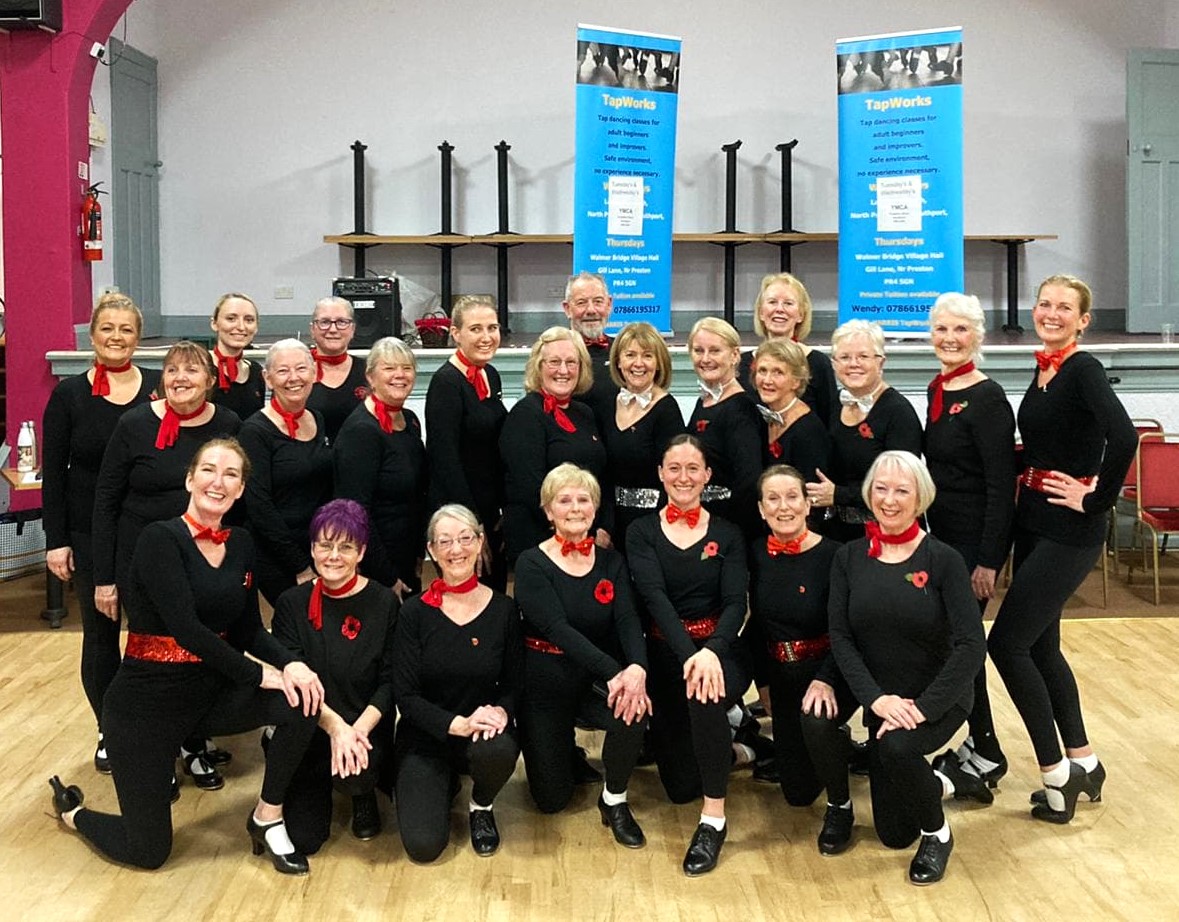lisajwild's tweet photo. Felt incredibly proud to be part of Harris TapWorks Tap Dancing Showcase last weekend, we raised £1200 for @macmillancancer and all had a fab time!  Thanks to everyone for their support. xx 👯‍♀️💚🥰 https://t.co/AGcH9KkTEj