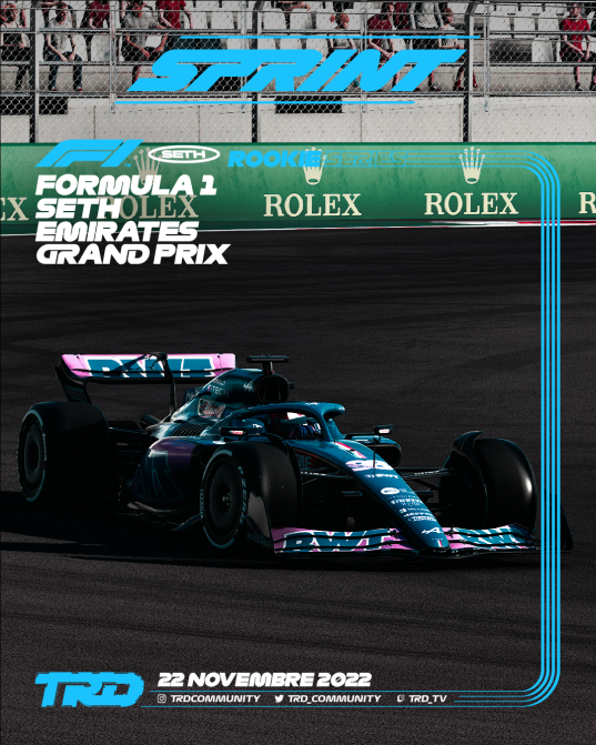 ⏰ IT'S RACE DAY !

Cette semaine, dans cette quatrième course sprint, qui de la Rookie Series va aller chercher la première place au Émirats Arabes-Unis ??

#TRDF1SERIES #FORZATRD