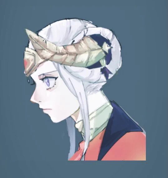 フレスベルクの少女を聴いてたら、エーデルガルト姉さんを描きたくなりました。何回聴いても号泣してしまう…#FE3H 
