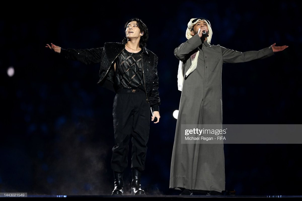 ARAB5_ARMY's tweet photo. صور getty images المتنوعة من أداء Dreamers في افتتاحية كأس العالم 2022 في قطر - 8 - https://t.co/ZQjE5nfhK0