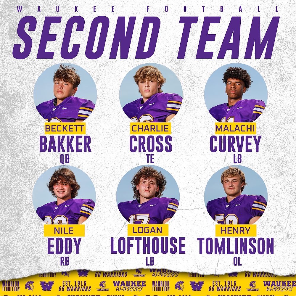 WaukeeFB's tweet image. Congratulations to our 2022 award winners!

#gowarriors