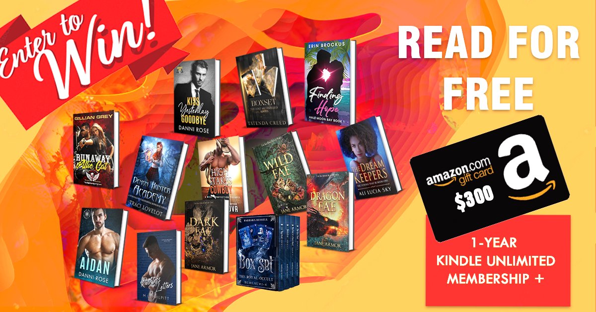book_throne's tweet photo. 🔔📚🍂READ FOR FREE🍂✨
🔥Start Binge-Reading for a Chance to Win
🎁 We're giving away a 1-Year Kindle Unlimited Membership + a $300 Amazon Gift Card to one lucky reader. Enter our giveaway for a chance to win.
https://t.co/4P3ijrzID3
#KindleUnlimited #kindleunlimitedbooks https://t.co/LptBSNA2OT