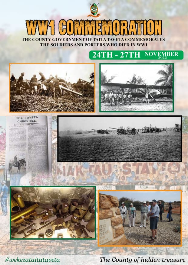 GovernorMwadime's tweet photo. Welcome for the Annual World War 1 Commemoration on 24th - 27th November, 2022. #WW1Commemoration2022 #WekezaTaitaTaveta #Magicalkenya https://t.co/aTsFESIFVx
