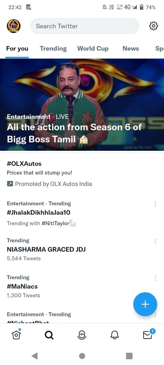 Along with
 NIASHARMA GRACED JDJ
#Maniacs is also trending
<a href="/Theniasharma/">NIA SHARMA</a> 
#NiaSharma #JhalakDikhhlaJaa10