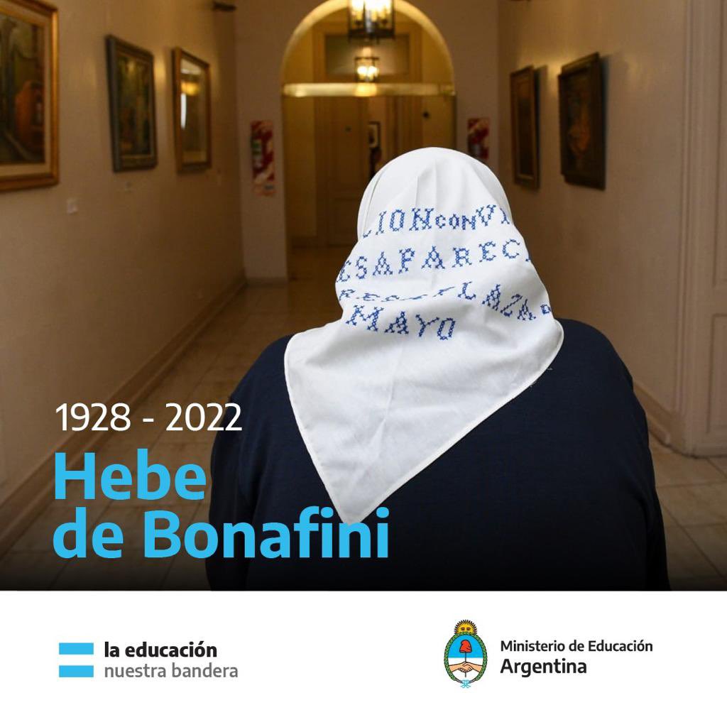 Entra en la inmortalidad una abanderada de los derechos humanos que convirtió el dolor en una vida de lucha.