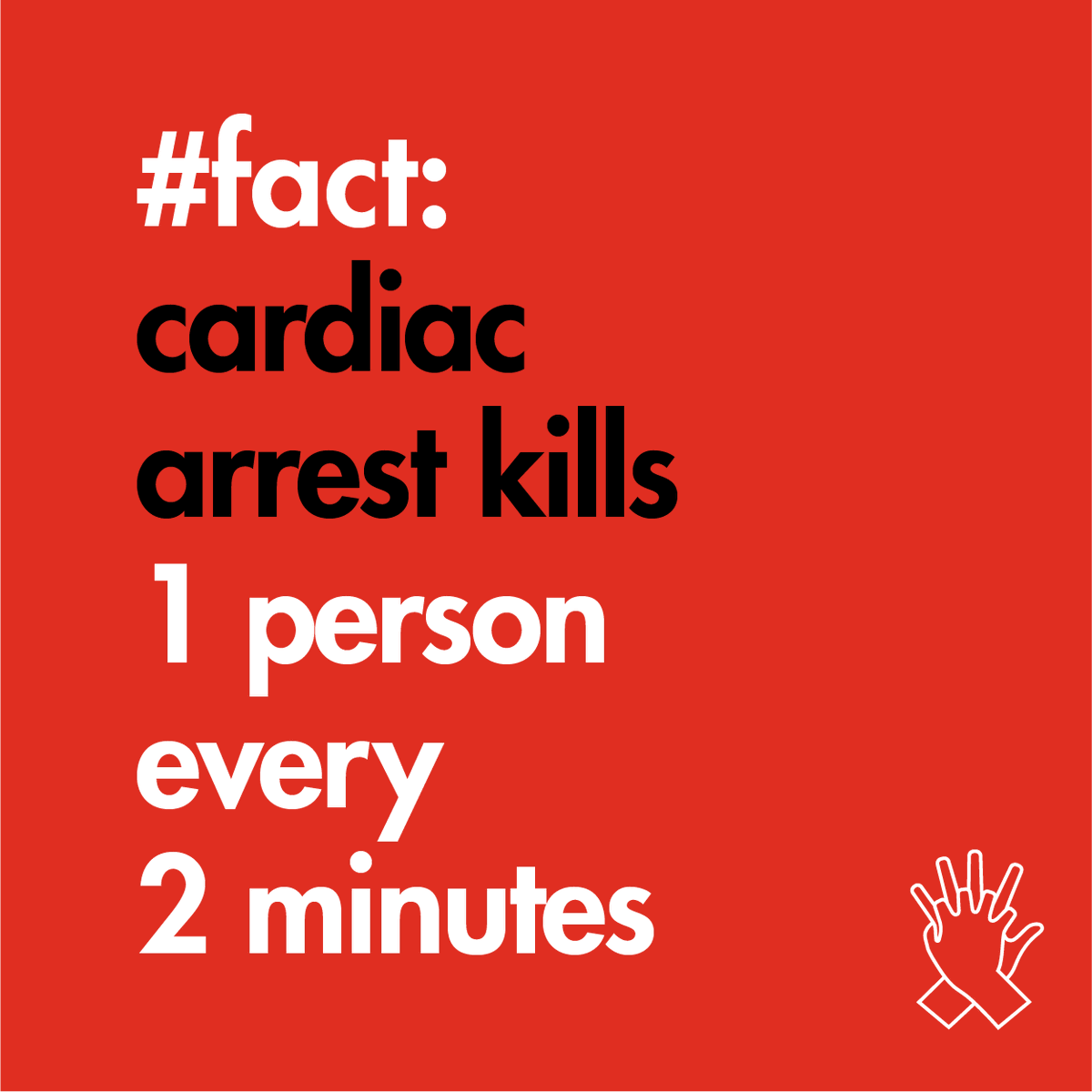 Hands_Only_CPR's tweet photo. That is about 400,000 deaths in the United States each year, amounting to half of all #heartdisease related deaths.
Learn #HOCPR. Be prepared to save a life. 
https://t.co/6PRnnlpUhN
👏❤️
#CPR #FirstAid https://t.co/WnD1Gjiecu