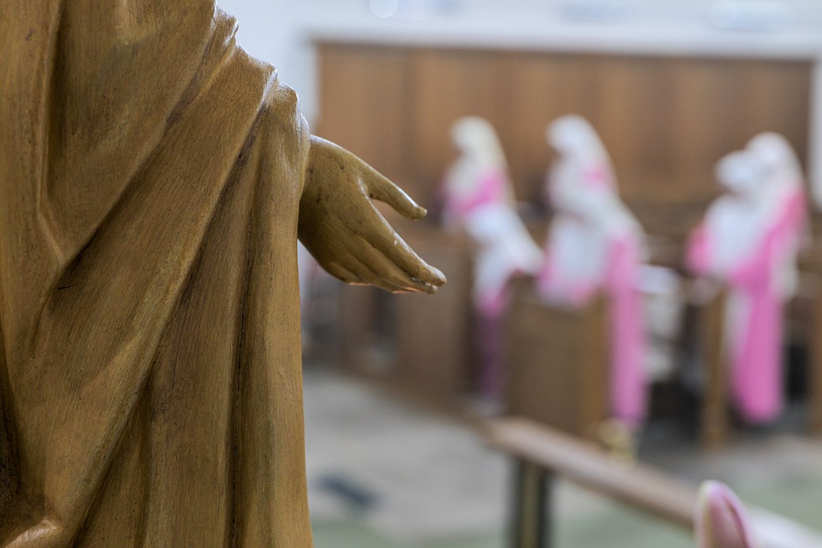 Seit 60 Jahren erfüllte #Schwester Maria Mechtildis SSpSAP ihre Mission in stiller Anbetung vor dem Allerheiligsten. Der Hauptzelebrant, Prälat Tobias Przytarski, #Dompropst aus Berlin, sagte in seiner Ansprache: „Sie haben alles aufgegeben, um #Christus zu gewinnen.“