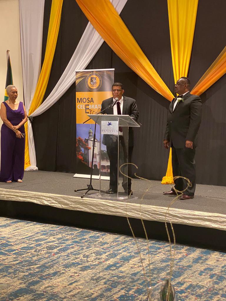 It was my pleasure to deliver the Loyal toast to the MOSA &amp; Mico University 100th Anniversary celebrations at the Pegasus Hotel in Jamaica last evening. It was an evening of excellence indeed. Congratulations Mico University.