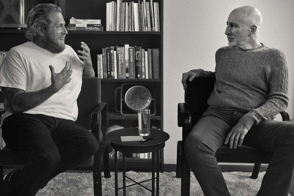 nattykasambala's tweet image. Stutz by Jonah Hill is one of the best documentaries I’ve seen in years. I feel almost instantly changed by it, it’s so wild.