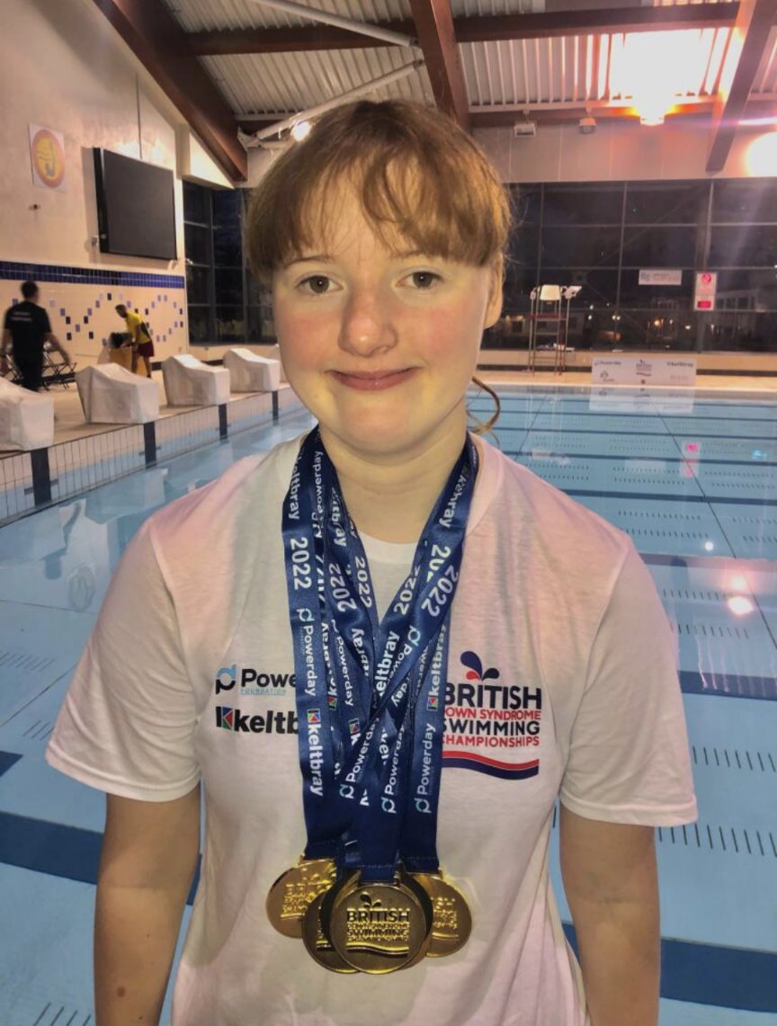 #BOOM 🎉 

British Champion 🏆 

50m, 100m, 200m back, 100m, 200m free, 100m breast, 100m IM <a href="/britdsswimchamp/">British Down Syndrome Swimming Championships</a>

Thanks to the organisers and sponsors.
 
<a href="/DSSGB1/">DownSyndromeSwimmingGB</a> <a href="/RichmondDales/">Richmond Dales ASC</a> <a href="/asanortheast/">Swim England North East</a>  <a href="/cafebeamncl/">@CafeBeamNcl</a> <a href="/tynemet/">TyneMet College</a> <a href="/DavidLloydUK/">David Lloyd Clubs</a> <a href="/SportNewcastle/">Sport Newcastle</a> <a href="/PowerdayPLC/">Powerday</a> <a href="/Keltbraygroup/">keltbray</a>