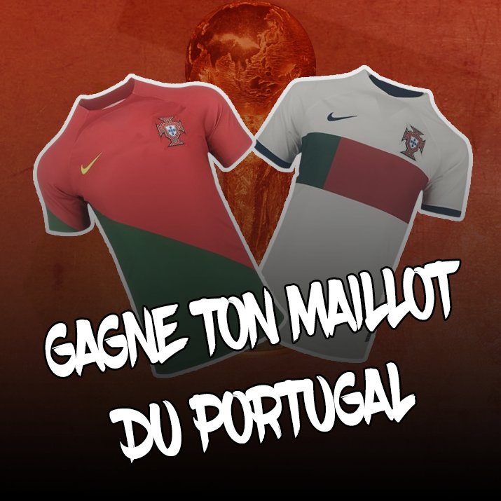 Trivela_FR's tweet photo. C'EST CADEAU ! 🎁

Prêts pour la Coupe du Monde ? Trivela et VBet vous offrent le tout nouveau maillot du Portugal ! 🇵🇹🏆

Pour participer :

➡️ RT ce tweet
➡️ Follow @Trivela_FR et @VBET_fr 

Le gagnant devra avoir un compte sur Vbet : https://t.co/VueJhg2SvI

🍀 TAS le 24/11 https://t.co/hNCMD6328T