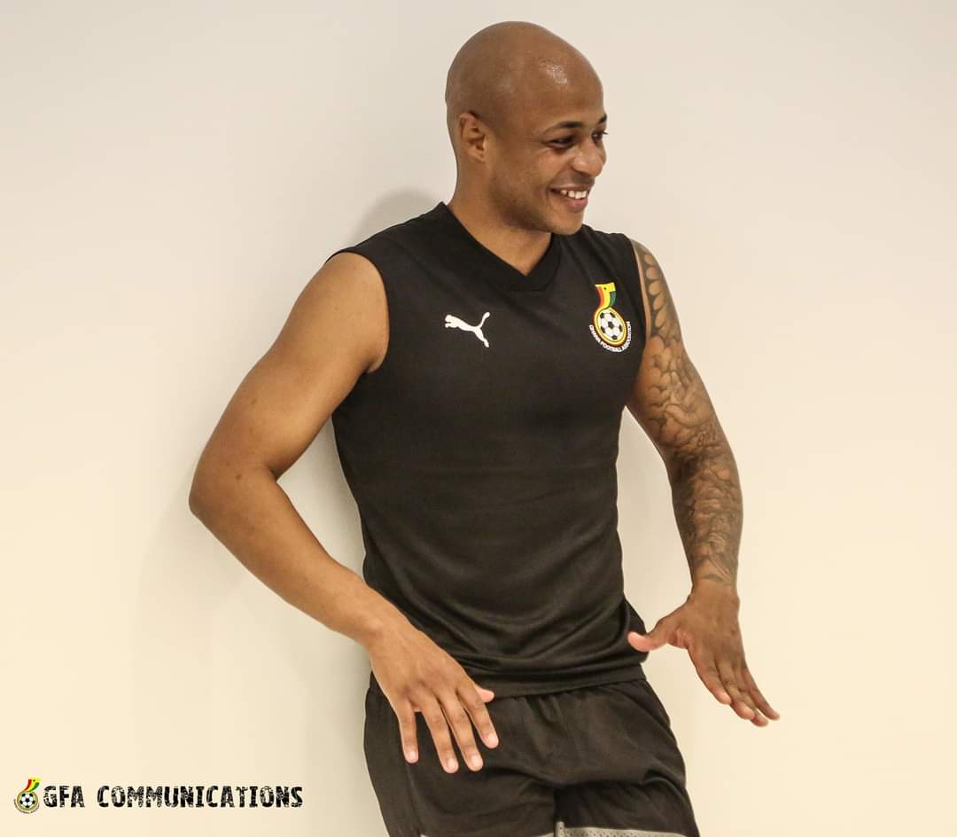 GhanaBlackstars's tweet photo. ©️ Captain Andre 🤜🏾🤛🏾

#BlackStars | #FIFAWorldCup | #TeamGhana | #Qatar2022 https://t.co/4bnp4MOU93