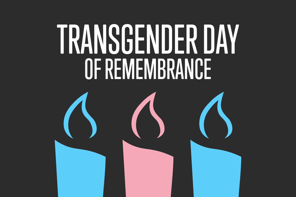 Today is Transgender Day of Remembrance (TDOR) 

I’ll be lighting a candle, honouring those who have lost their lives, simply due to being transgender and trying to live their life being their most authentic and true self - I urge you all to do the same in support 💙💕