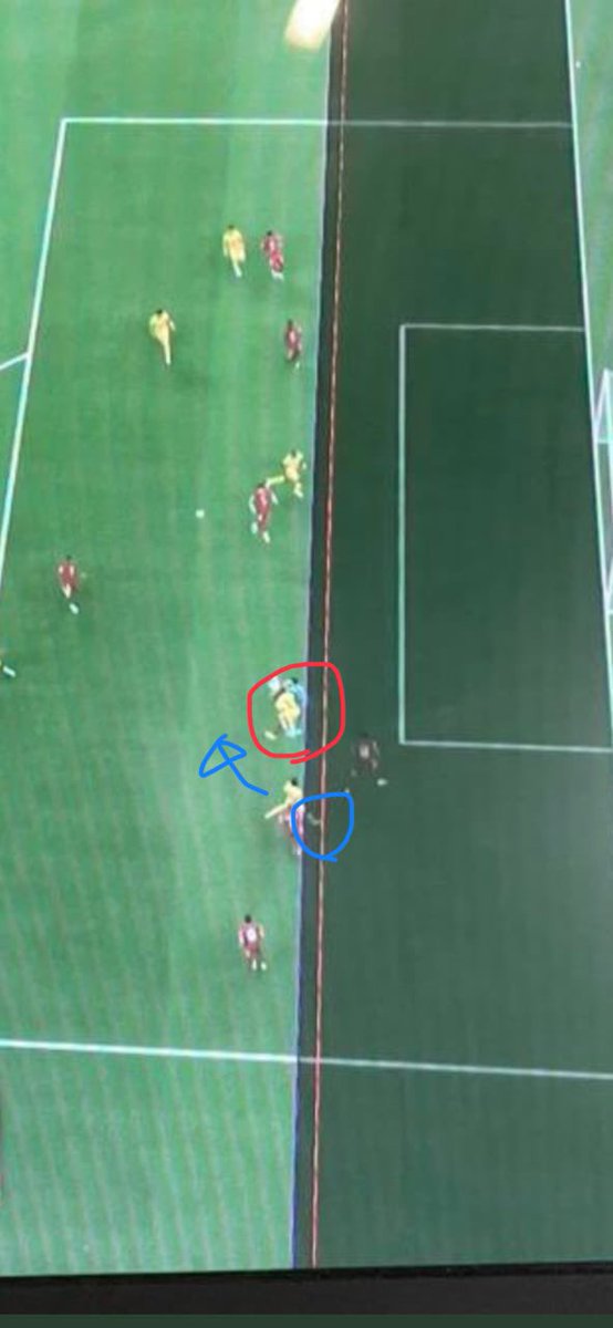 カタール エクアドル戦のオフサイド解説 後ろから2番目でgkがオフサイドラインで中東の笛ではない ワールドカップ22 ホップウェブ