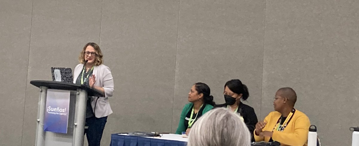 Thank you @ncte for an amazing convention! My cup is full. Proud to rep @facinghistory on two panels and a coffee break! Thank you @nenagerman @triciaebarvia @TchKimPossible for the chance to speak @ #DisruptTexts session - such an honor! And hey there @loversdiction! #NCTE22