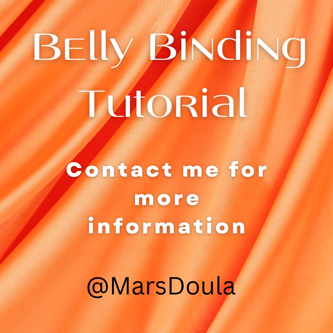 MarsDoula's tweet photo. Belly binding tutorial now available 💜 https://t.co/I8d4zIVTXk DM for information https://t.co/DdCBWkh1U7