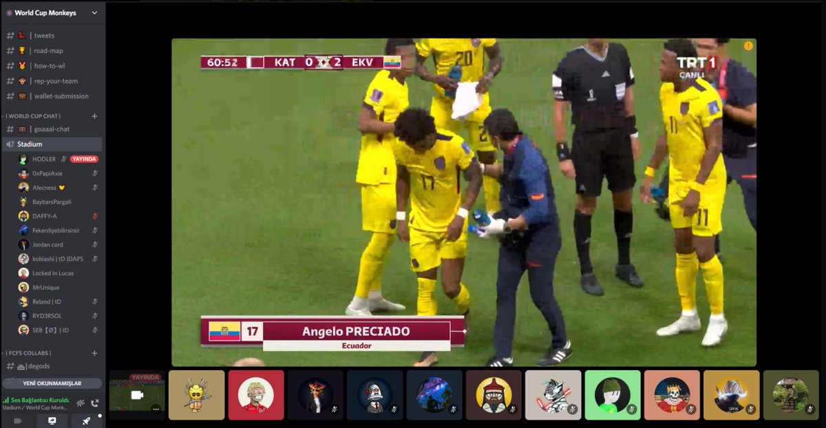World Cup Monkeys - Mint LIVE on Coralcube! (@worldcupmonkeys) on Twitter photo Come and Watch #WorldCup together with <a href="/WorldCupMonkeys/">World Cup Monkeys - Mint LIVE on Coralcube!</a>
#Mint is live on <a href="/CoralCubeNft/">Coralcube</a> coralcube.io/launchpad/6rBL…
Live Stream on discord.gg/WorldCupMonkeys
Spaces: x.com/i/spaces/1OyJA…
Prize Pool upto 1300 $SOL
LFG!
⚽️⚽️⚽️ 🏆🏆🏆 Come and Watch #WorldCup together with <a href="/WorldCupMonkeys/">World Cup Monkeys - Mint LIVE on Coralcube!</a>
#Mint is live on <a href="/CoralCubeNft/">Coralcube</a> coralcube.io/launchpad/6rBL…
Live Stream on discord.gg/WorldCupMonkeys
Spaces: x.com/i/spaces/1OyJA…
Prize Pool upto 1300 $SOL
LFG!
⚽️⚽️⚽️ 🏆🏆🏆