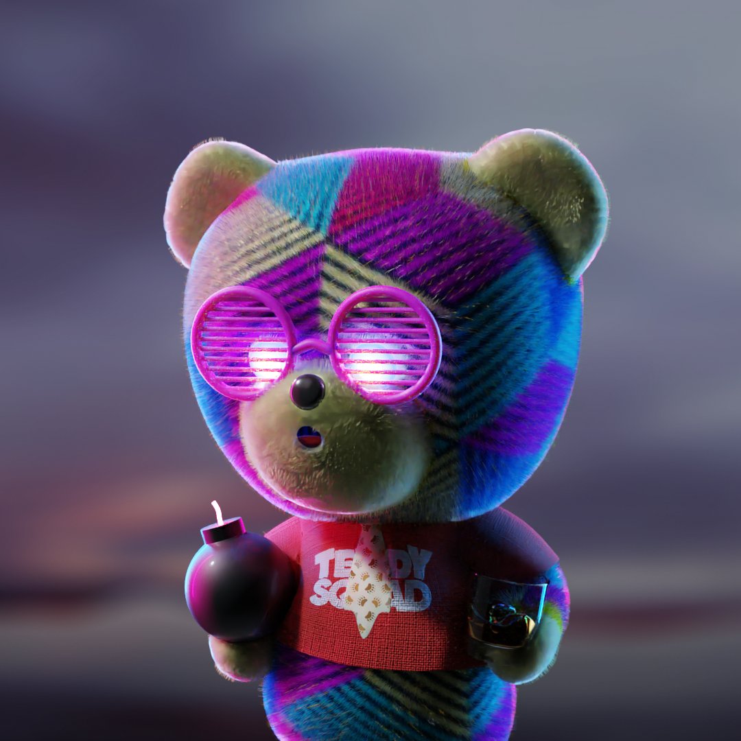 On November 27 you will hear the explosion of this bomb! <a href="/teddysquad__/">teddysquad 🧸</a> 💣
Get ready!

➡️ High Quality Art
➡️ Staking Program
➡️ Fully rigged 3D file

#CNFTGiveaway #NFTCommunity #NFTs #NFTartist #nftart #Cardano #CNFT #CNFTCommunity #ADA