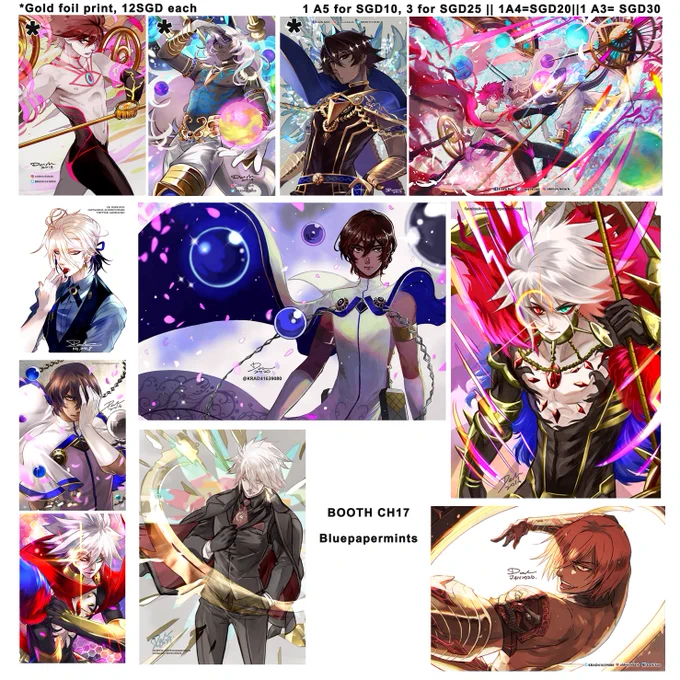 AFASG catalogue part 8...there are around 50 different FGO printsthere's MORE in part 9 sobs#AFASG2022 #AFASG #fgo #fategrandorder 