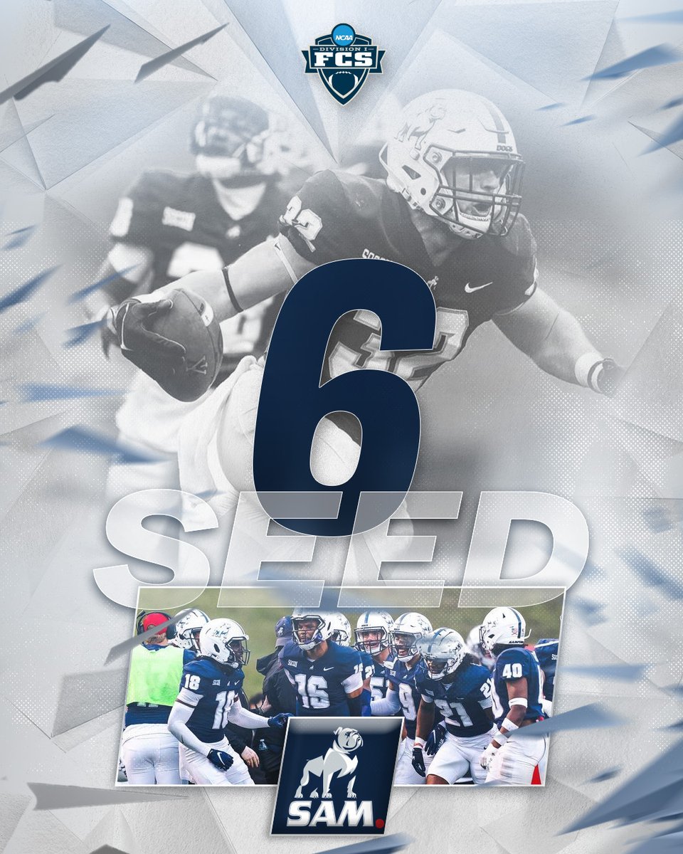 NO. 6⃣ NATIONAL SEED: <a href="/SamfordFootball/">Samford Football</a>

#FCSPlayoffs