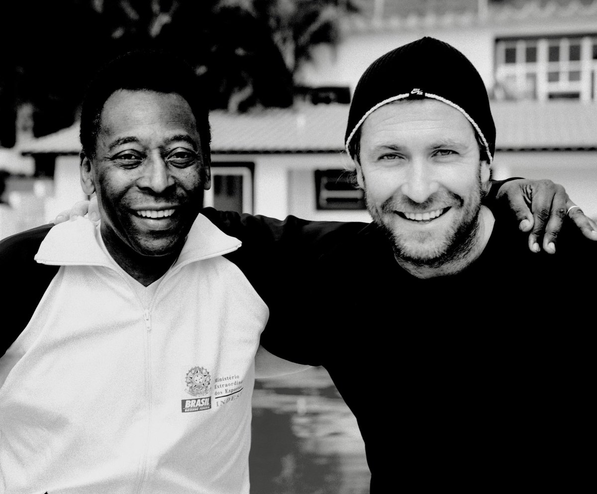 neumannarchieve's tweet photo. Excited FIFA World Cup kickin off :-) here a while ago hanging with Pele in Sao Paulo - around 2006  the king of soccer :-) #pele #WorldCup2022 https://t.co/YaSqsvaOKQ