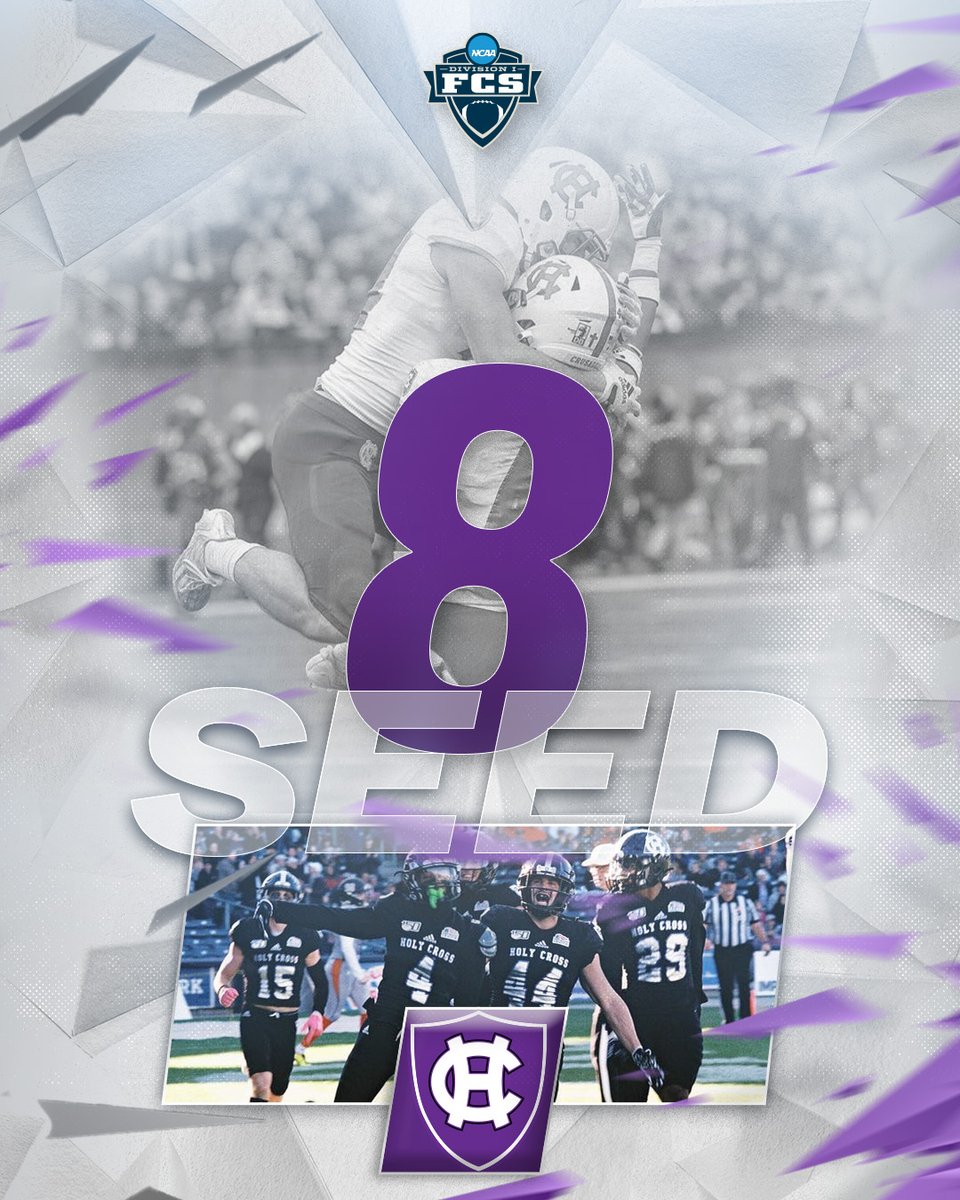 NO. 8⃣ NATIONAL SEED: <a href="/HCrossFB/">Holy Cross Football</a>

#FCSPlayoffs