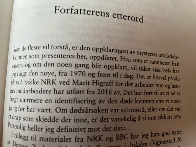 An honor to be part of the last book about Varg Veum, the norwegian detective created by Gunnar Staalesen. He is solving the Isdal Woman case in this one, with an interesting end(and without telling me..) #deathinicevalley #isdalwoman