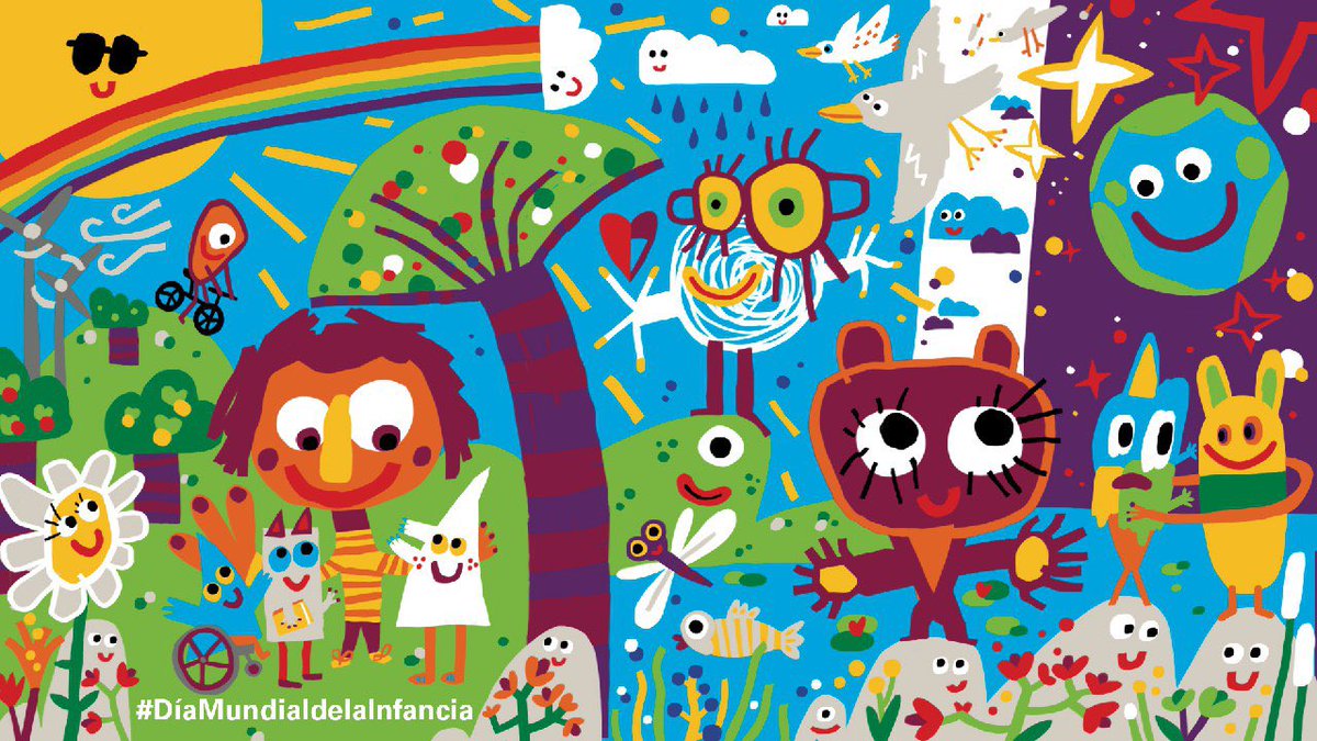 ecuformacion's tweet photo. Nos sumamos a la iniciativa de @unicef_es para celebrar el #DiaMundialdelaInfancia 🧸🪁

En @ecumeniko formamos en Educación para el Desarrollo Sostenible para que las niñas y los niños conozcan sus derechos y puedan defenderlos. ¡Construyamos el mundo tan bello que han dibujado! https://t.co/6BFrLKRMPg