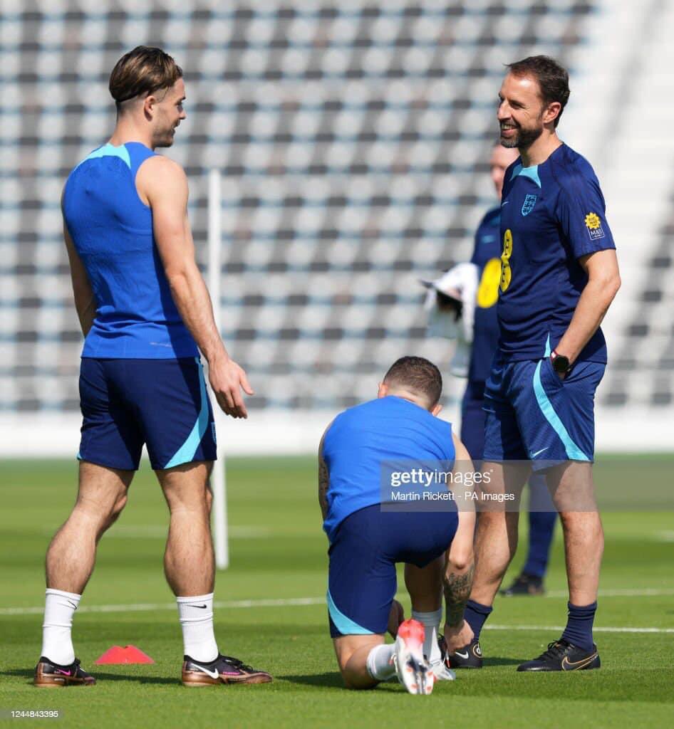 DanielWalls91's tweet photo. BREAKING: Jack Grealish a doubt for England’s opening game against Iran, after last ditch efforts to teach him the new lyrics to the National Anthem fail. #Eng #FIFAWorldCup https://t.co/xV0L4hIwBN
