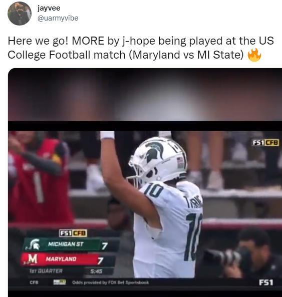 uarmyvibe's tweet photo. More by j-hope, a song for BIG moments like a wedding or college football games! https://t.co/KrOx6K6xMi