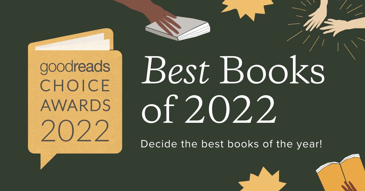 There's one more week to support your favorite 2022 books in the opening round of this year's #GoodreadsChoice Awards!

goodreads.com/choiceawards/b…
