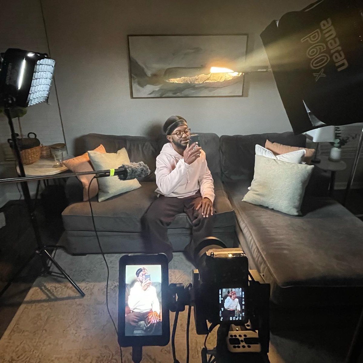 SCSCinema's tweet photo. We had some late night fun turning our living room into a production space to unbox the hottest item released this winter. https://t.co/eyYJJ76ZPT